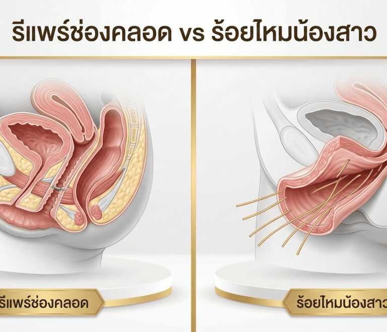 รีแพร์ VS ร้อยไหมน้องสาว? เปรียบเทียบข้อแตกต่าง พร้อมเลือกวิธีที่เหมาะกับคุณ